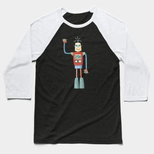 Retro Robot Baseball T-Shirt